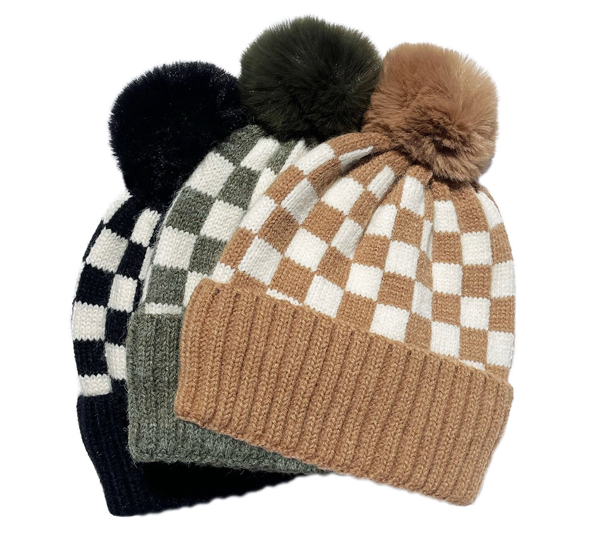 b.Eautiful Mix Checker Beanie 売り切れ済 b.Eautiful Mix Checker