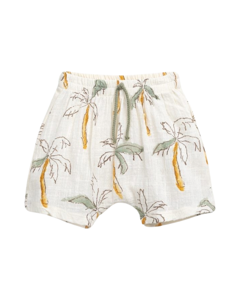 PU Palm Tree Shorts