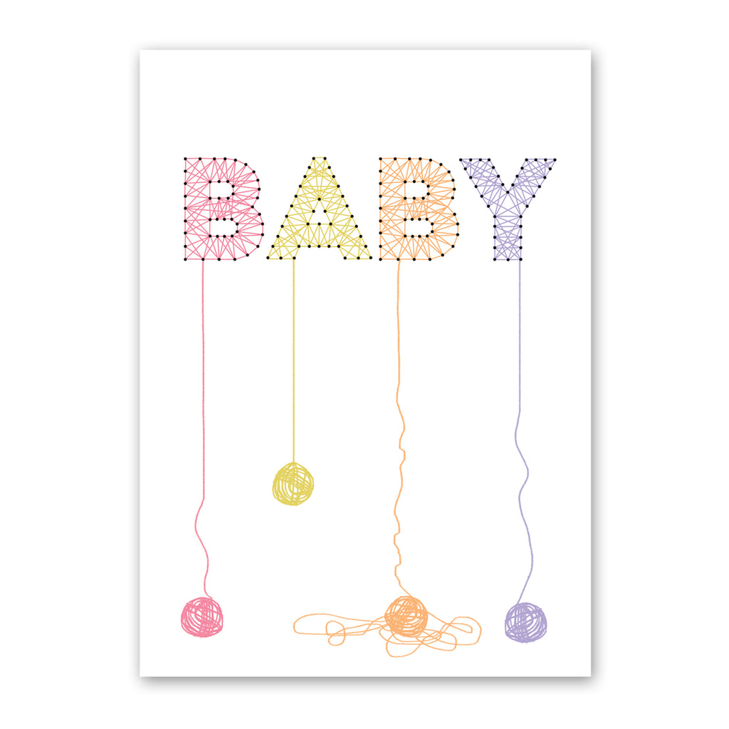 String Baby Girl Card