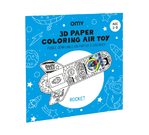 OMY 3D Coloring Rocket