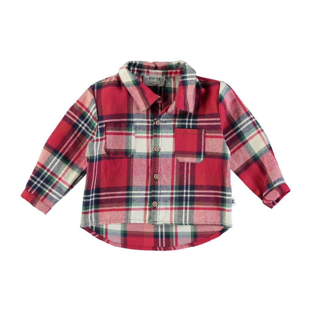 PI Plaid Flannel Shirt