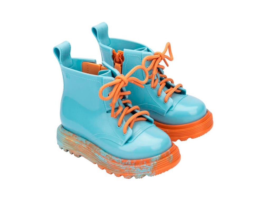 MM Coturno Boot - Blue/Orange