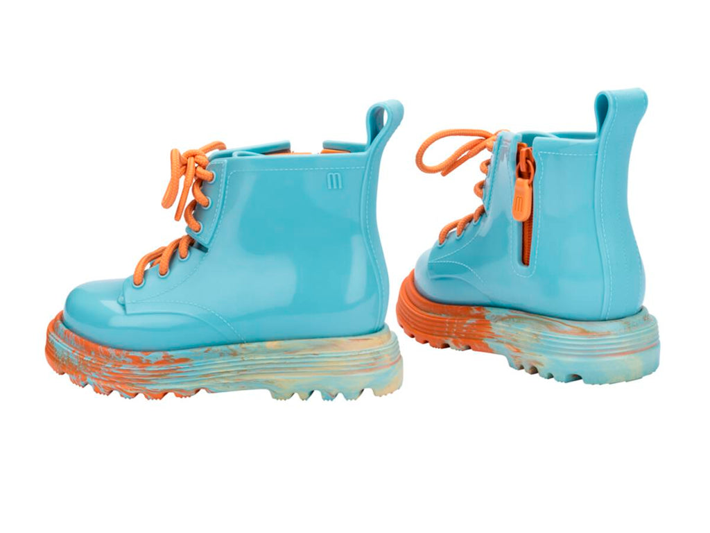 MM Coturno Boot - Blue/Orange