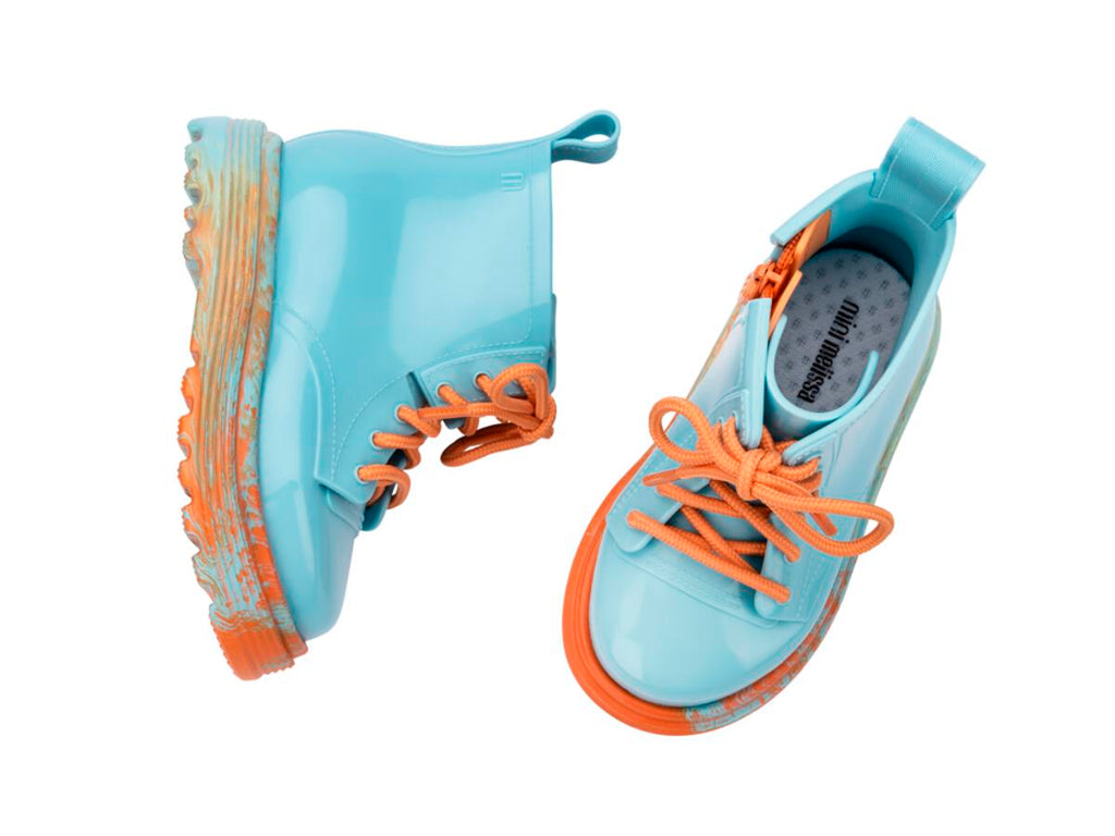 MM Coturno Boot - Blue/Orange