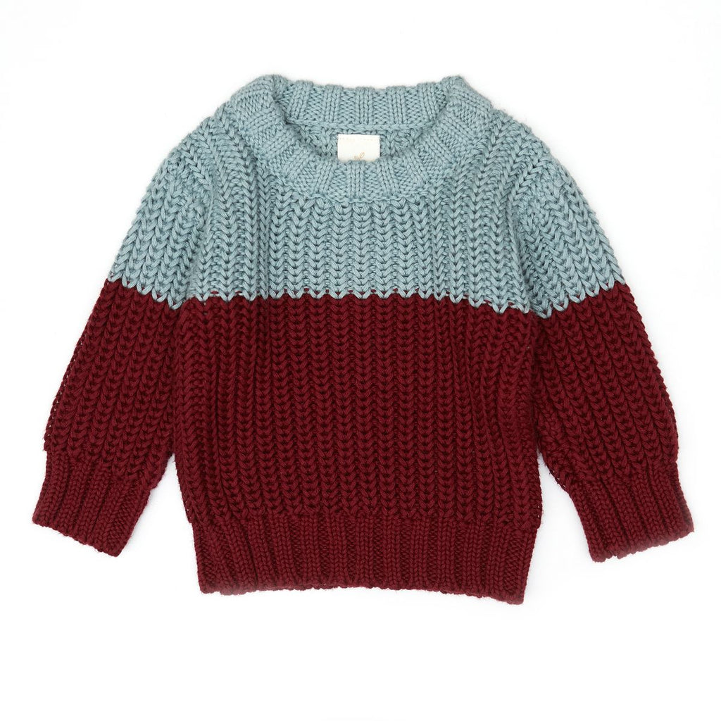 Baby Two Tone Knit Set