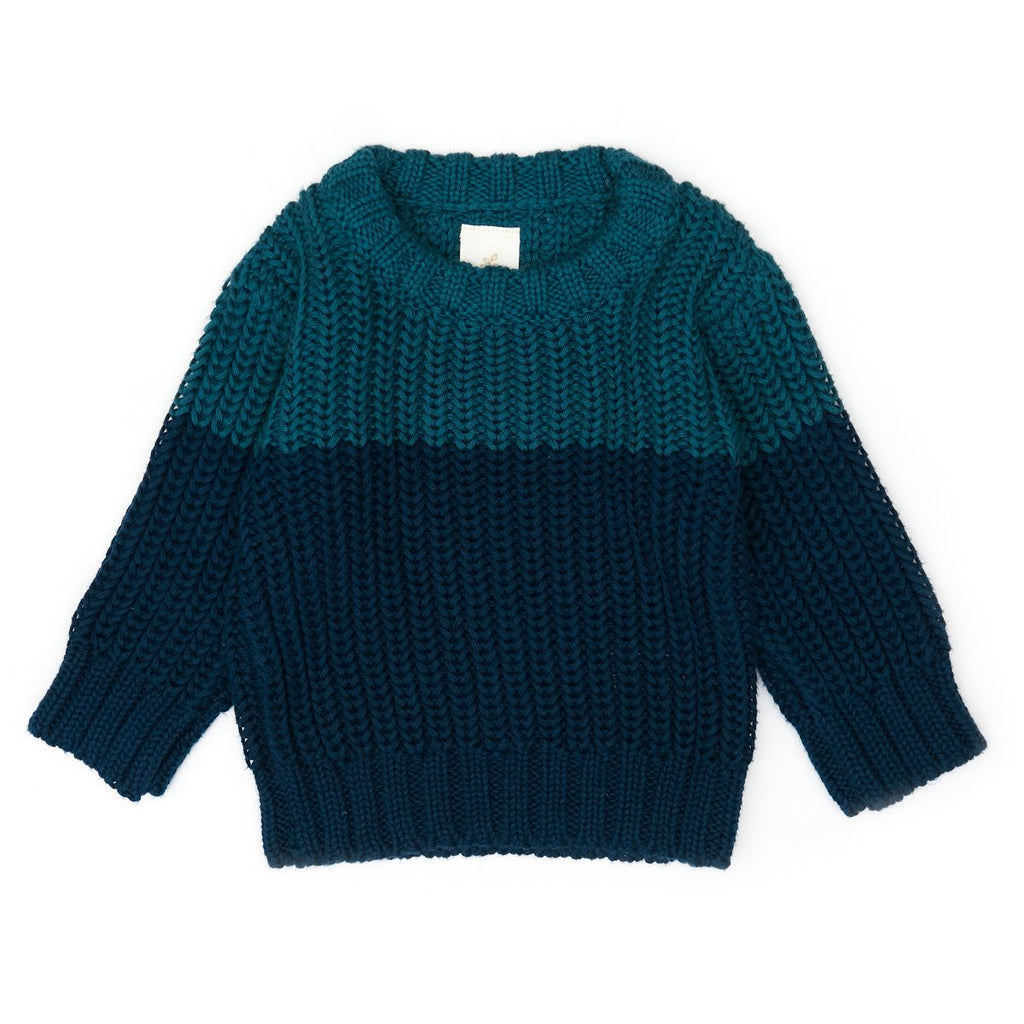 Baby Two Tone Knit Set