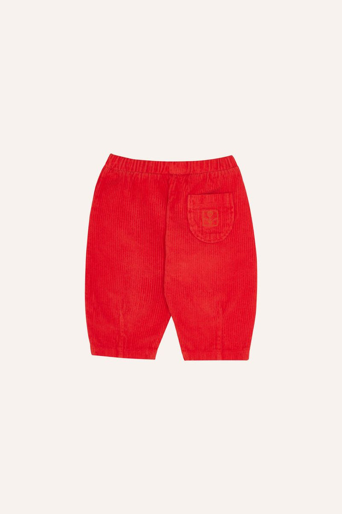 Red Corduroy Baby Trousers