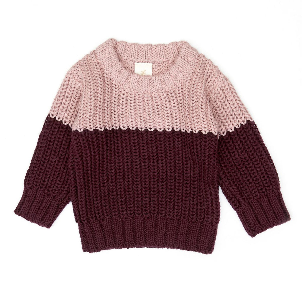 Baby Two Tone Knit Set
