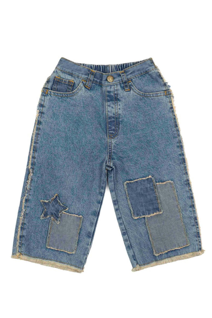 Patchwork Pants - Stars