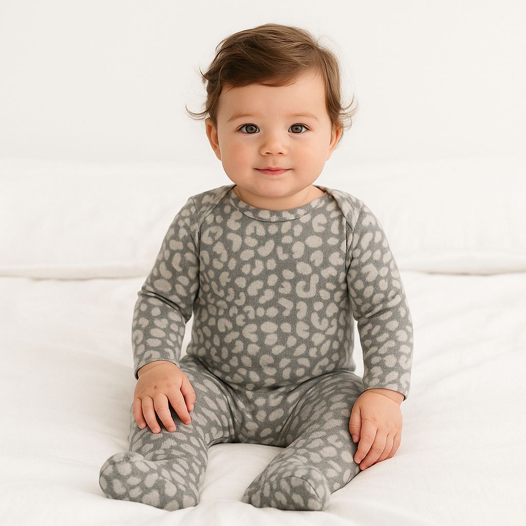 Eco-Animal Hacci Pajama