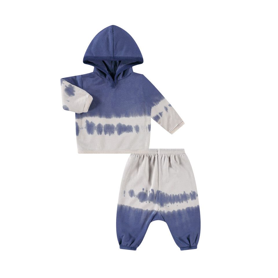 Fleece Dip Dye Hoodie Set