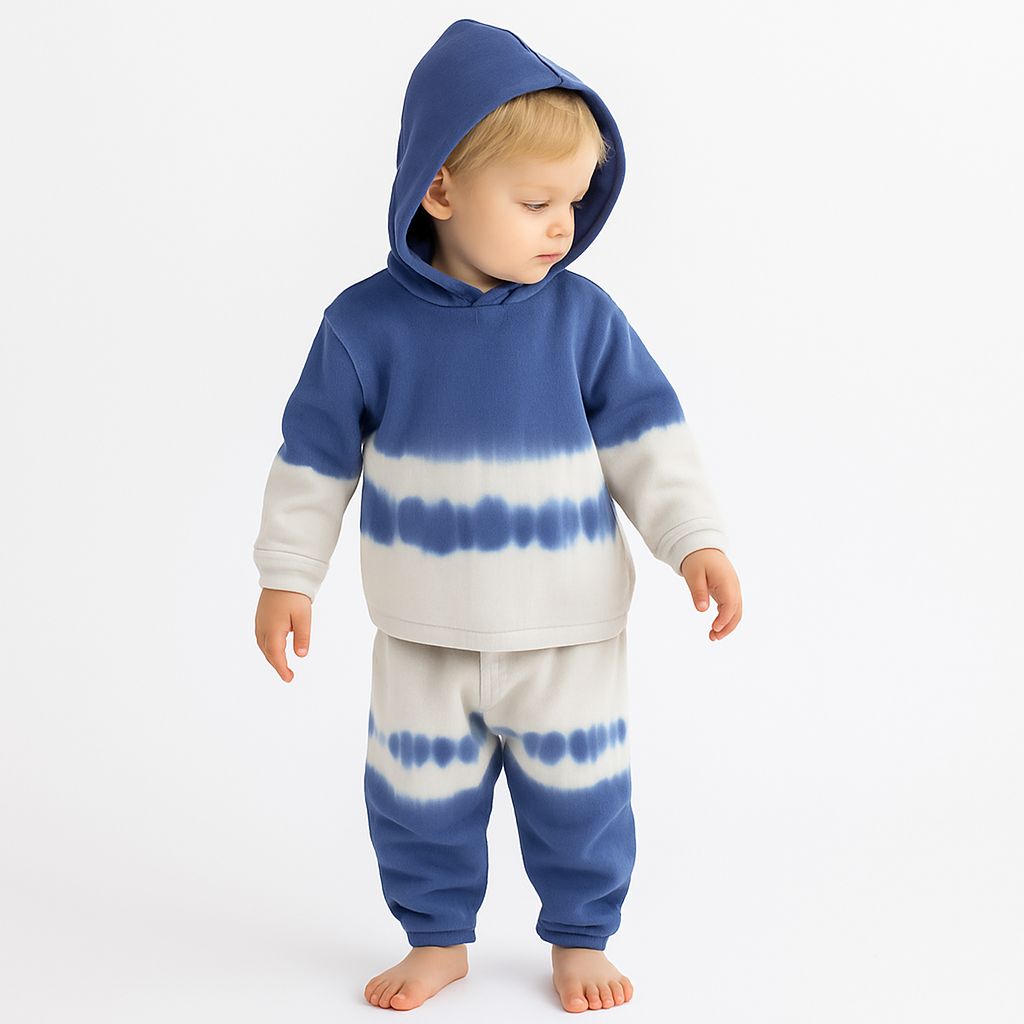 Fleece Dip Dye Hoodie Set