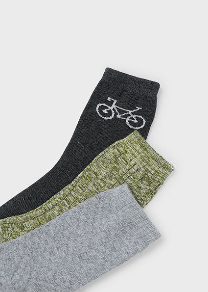 Mayoral Bicycle Socks 3pk