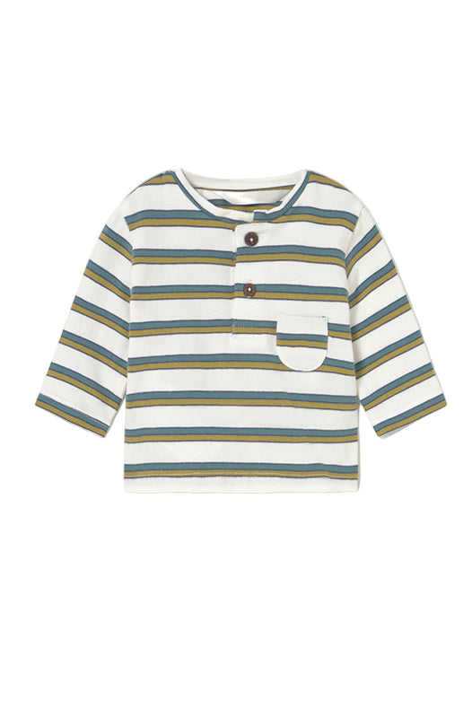 Baby Striped Henley