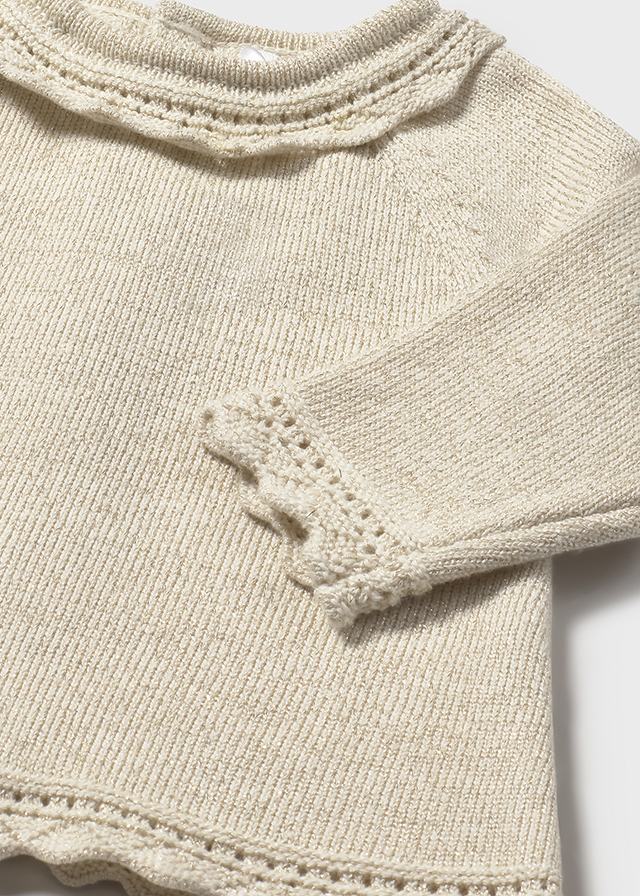 Baby 3pc Sweater w/Bloomer Set