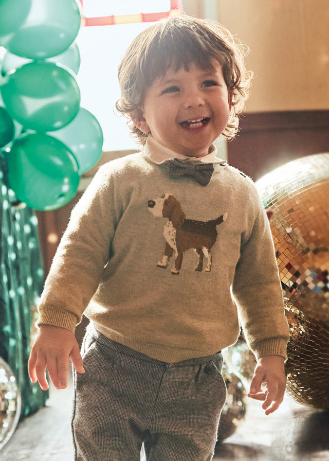Baby Knit Dog Jumper