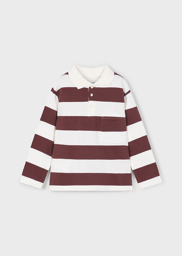 LS Striped Polo