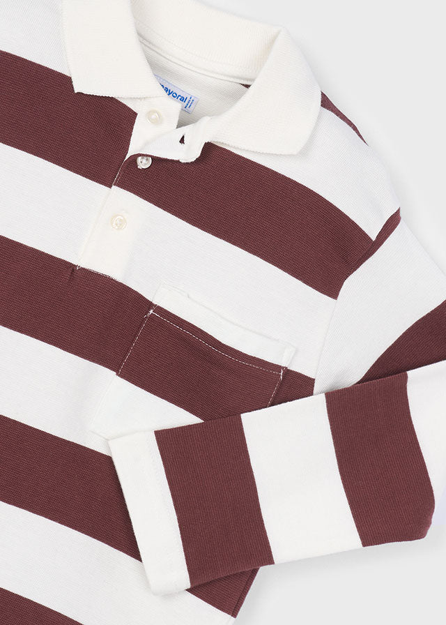 LS Striped Polo
