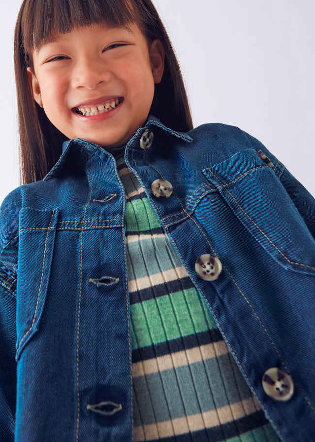 Flowy Denim Overshirt