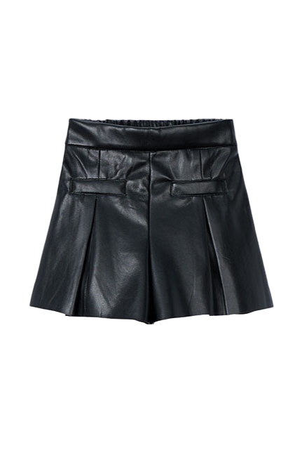 Leatherette Shorts