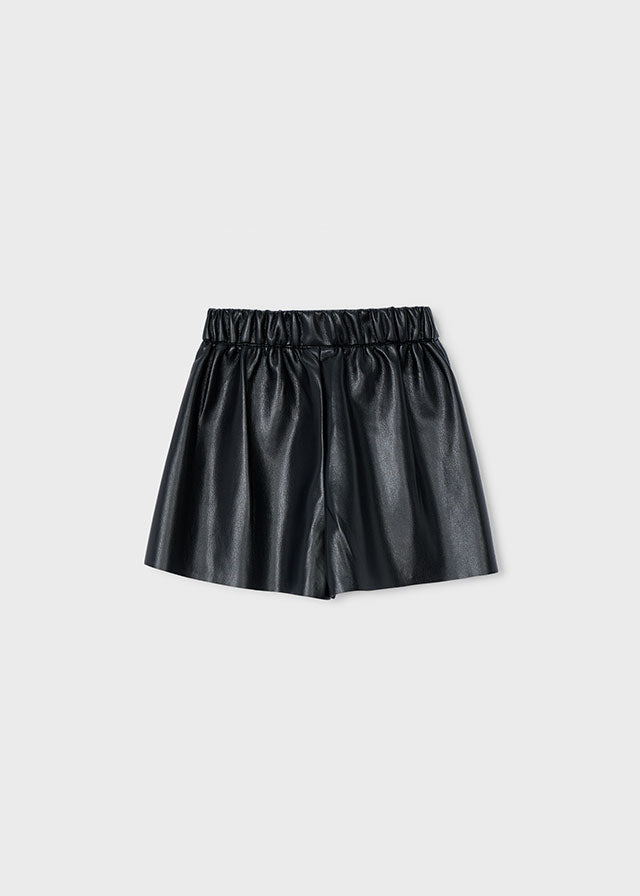 Leatherette Shorts