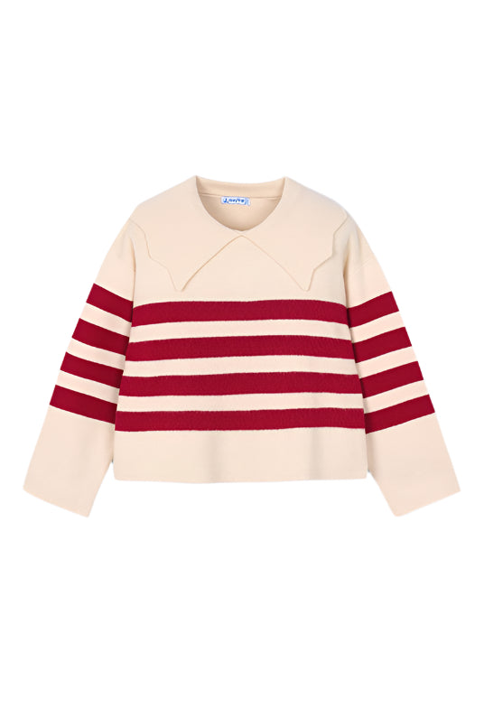 Striped Knit Sweater