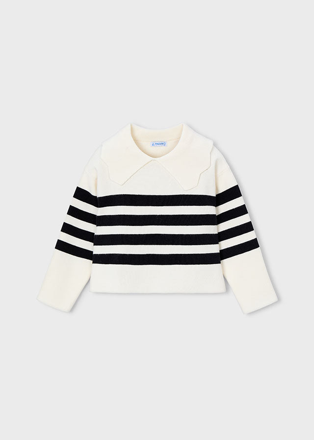 Striped Knit Sweater