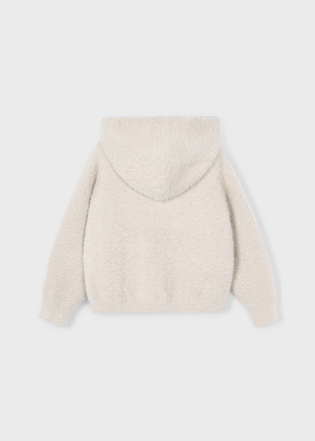Furry Knit Hoodie