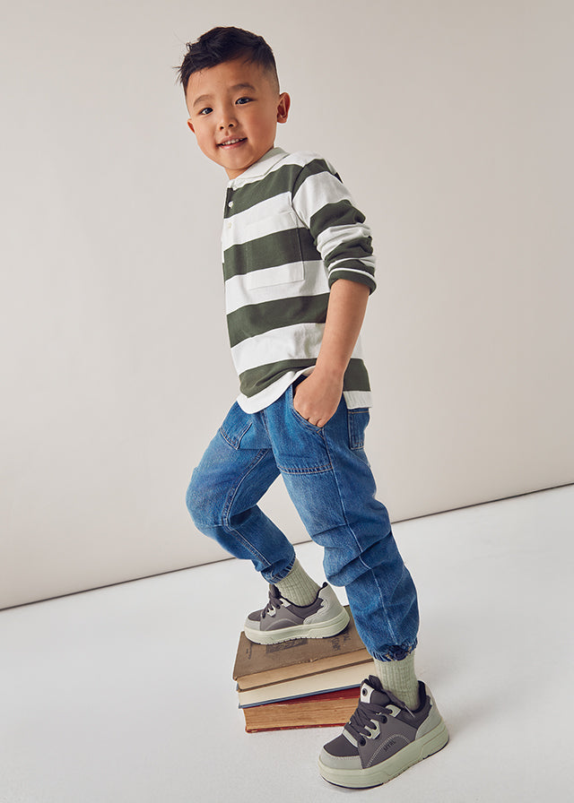 Parachute Denim Pants