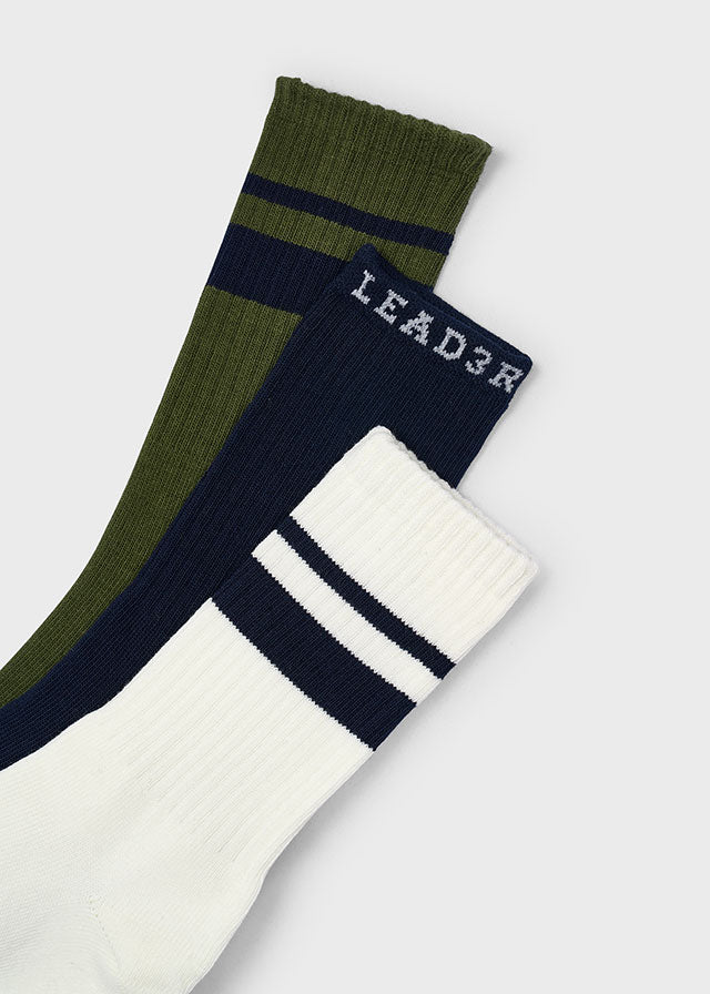 3pk Retro Socks