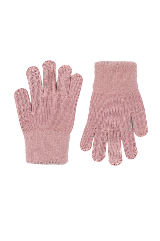 Faux Fur Knit Gloves