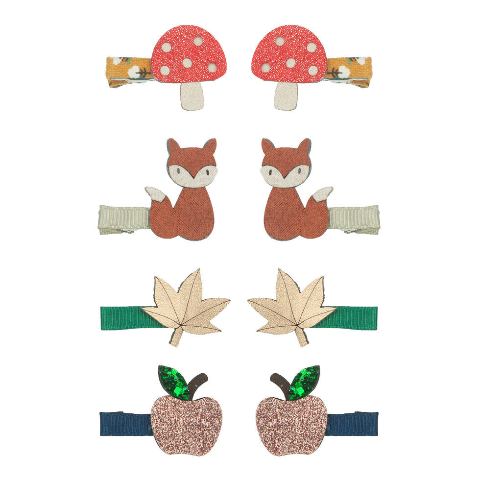 M & L Autumn Forest Mini Clips