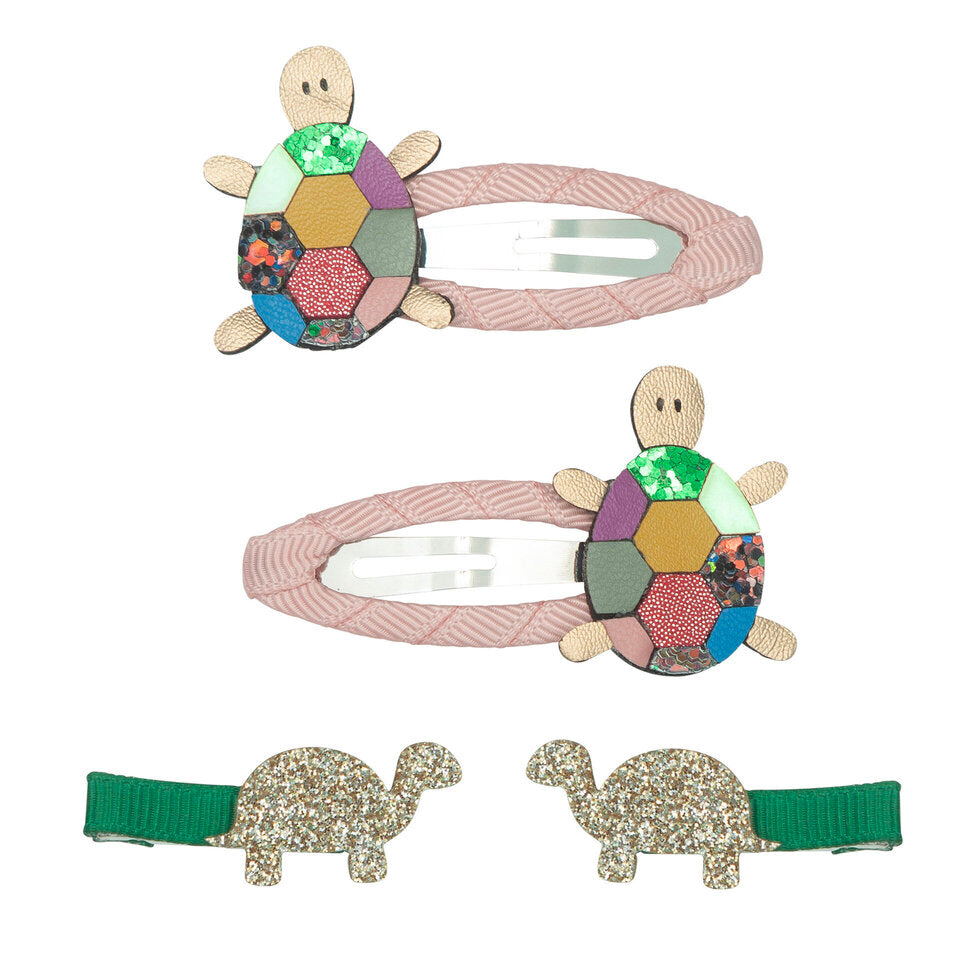 M & L Technicolor Tortoise Clips