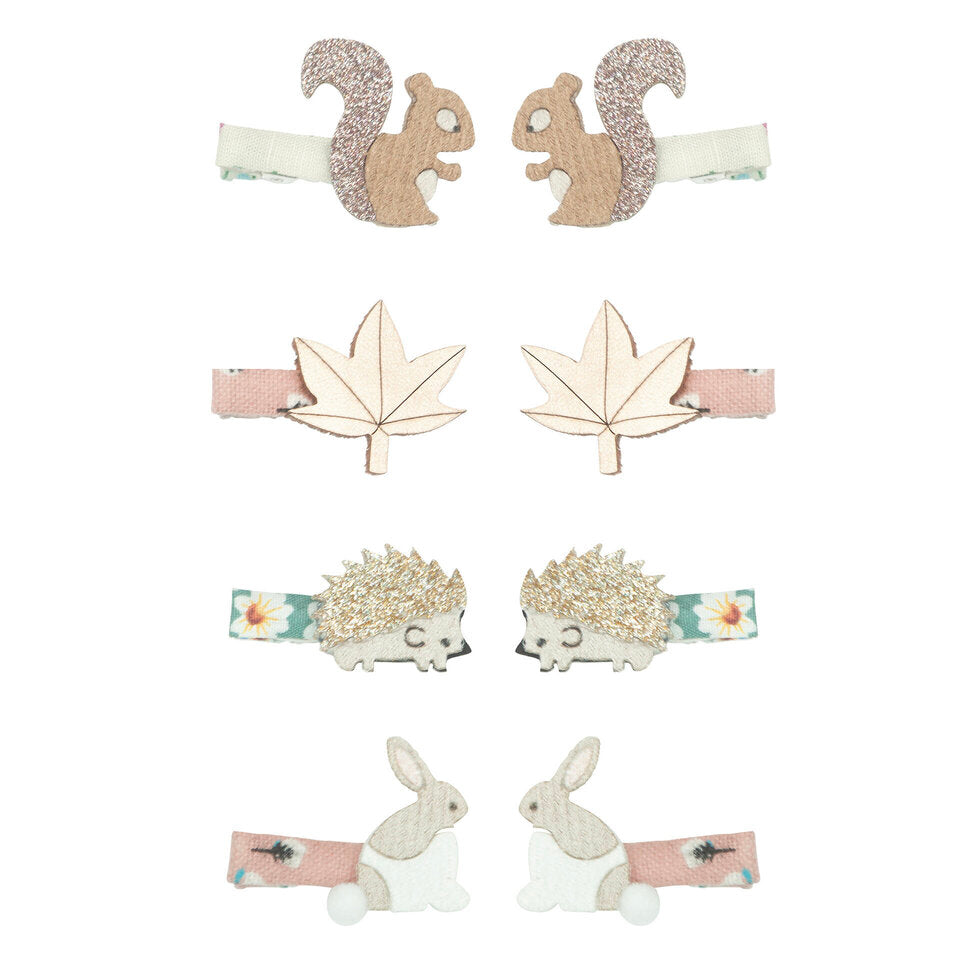 M & L Woodland Friends Mini Clips