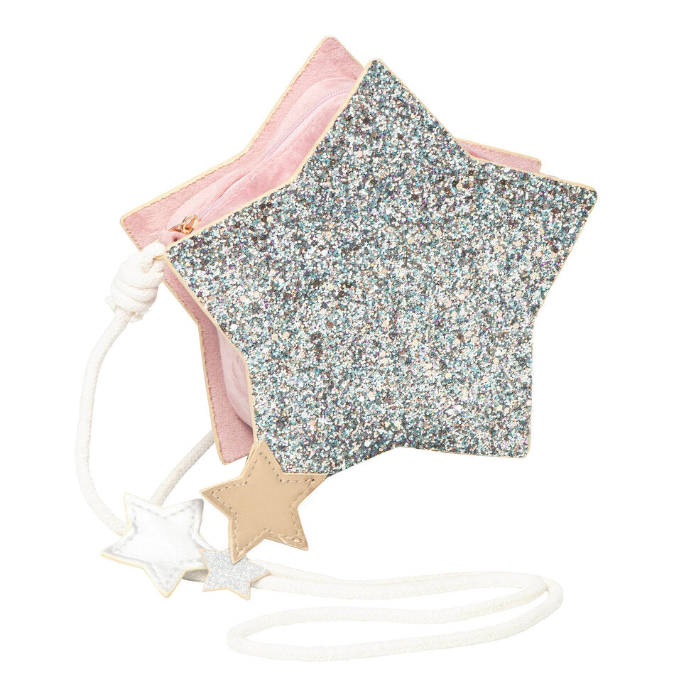 M & L Sparkly Glitter Star Bag