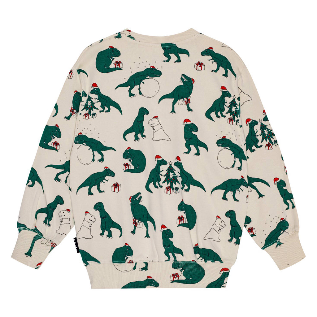 Molo Monti Festive Dinos Sweatshirt