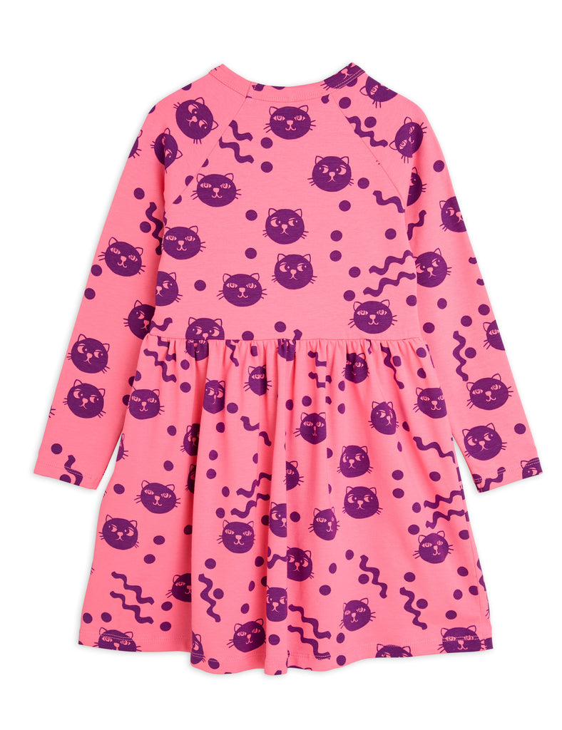 MR Squiggly Cats AOP LS Dress