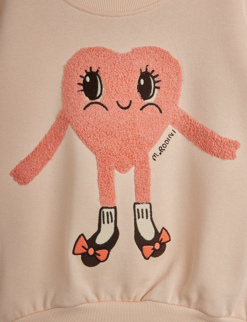 Heart In Shoes Chenille Sweatshirt