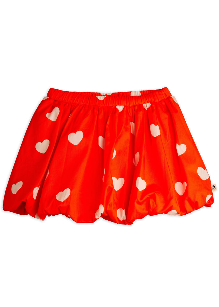 Hearts AOP Balloon Skirt