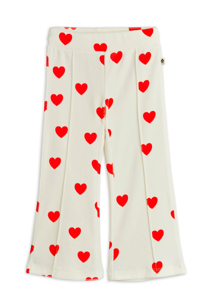 Hearts AOP Velour Trousers