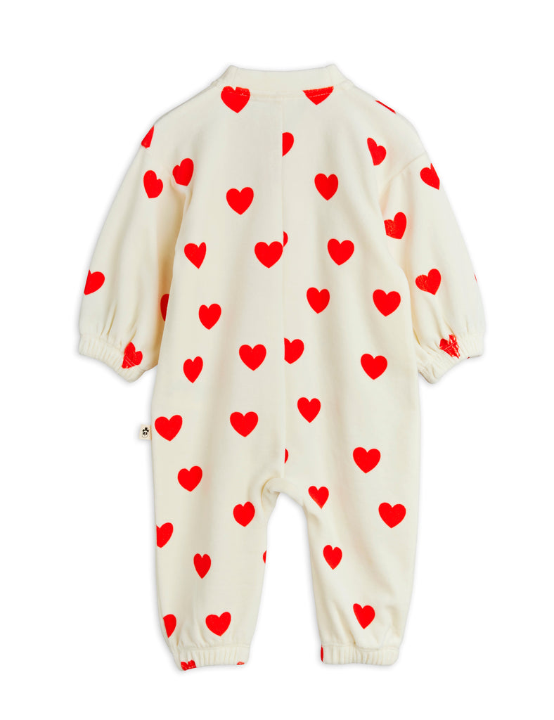 Hearts AOP Baby Jumpsuit