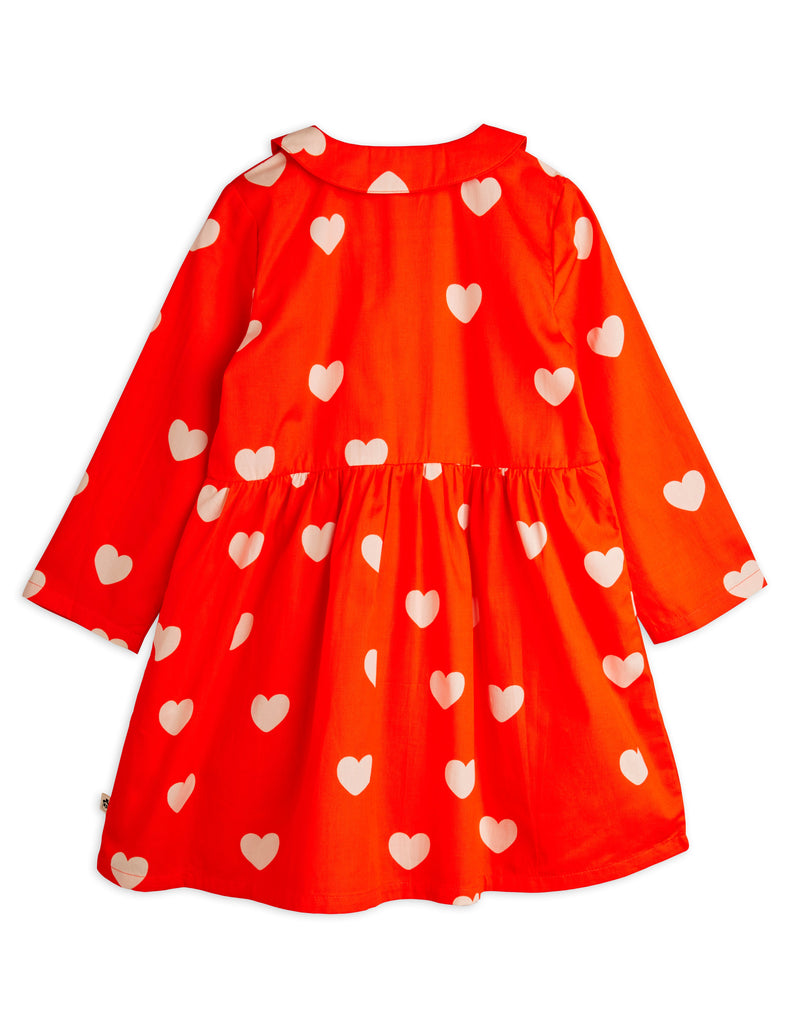 Hearts AOP Woven Dress