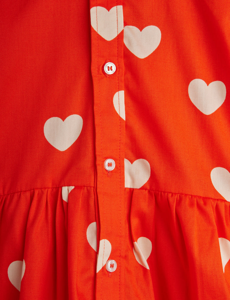 Hearts AOP Woven Dress