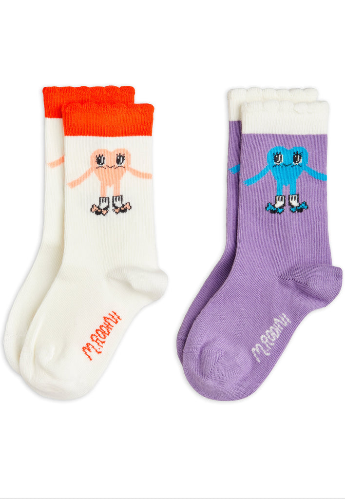 Heart in Shoes 2pk Socks