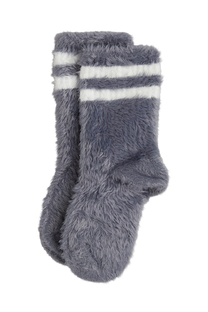Stripe Fluffy Socks