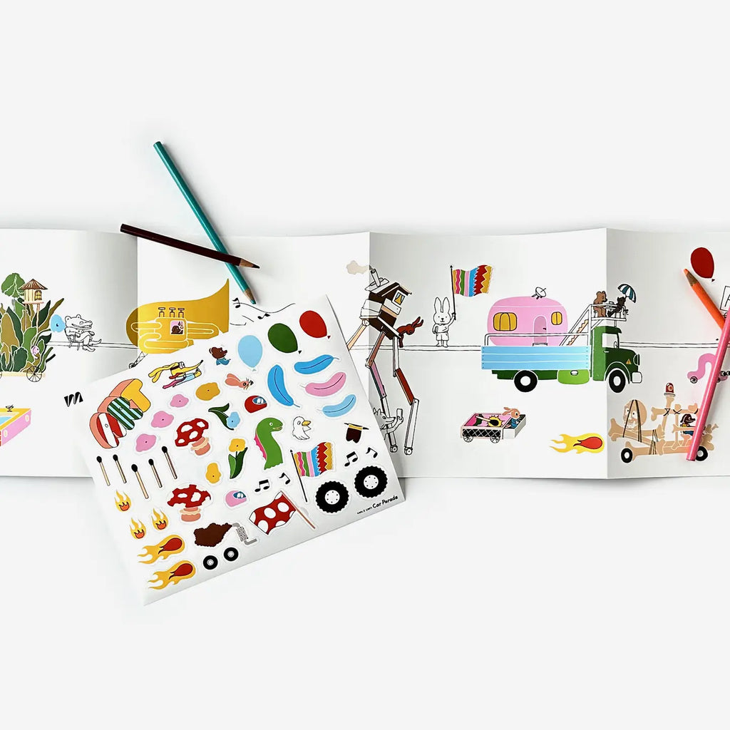 Cars Stickers Based Art Pack