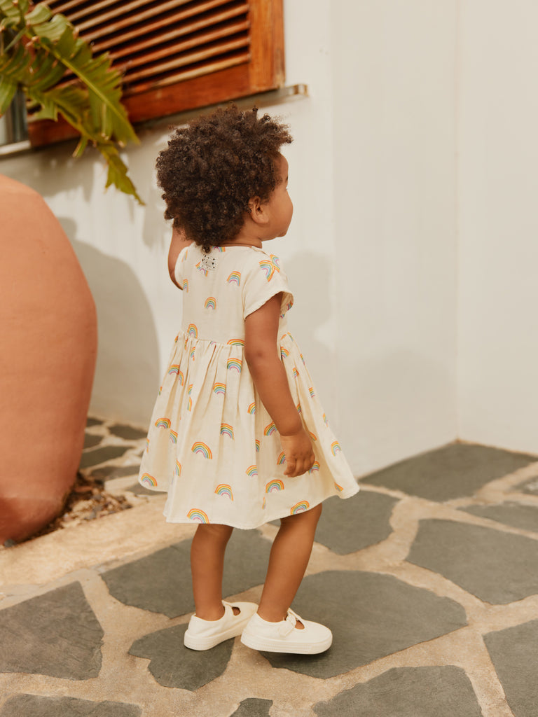 Channi Dress - Small Rainbows