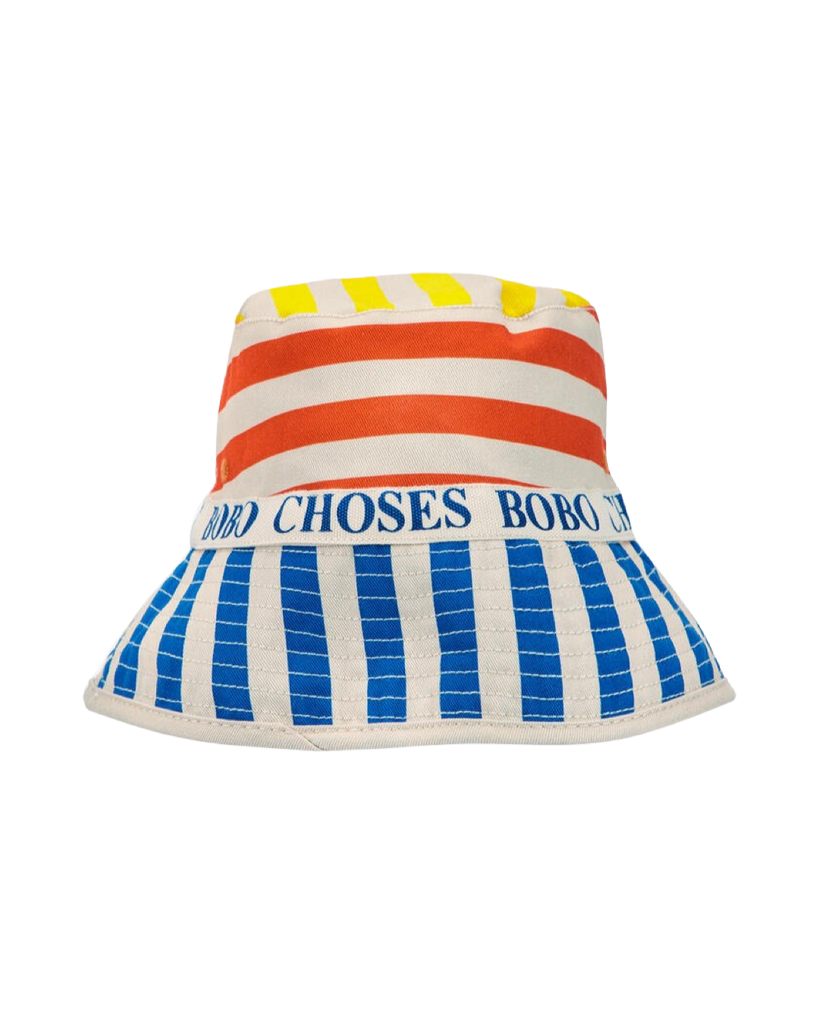 BC Multicolor Stripes Reversible Hat