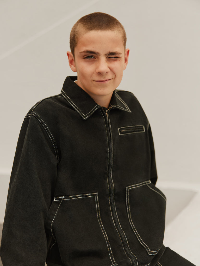 Hetson Jacket - Washed Black