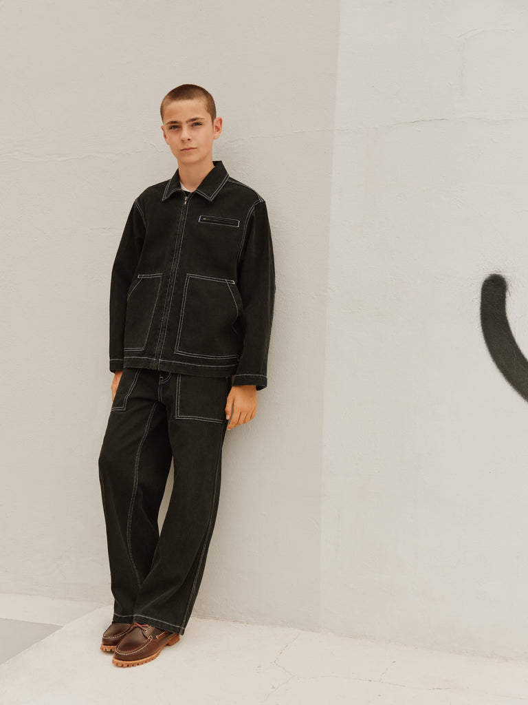 Hetson Jacket - Washed Black